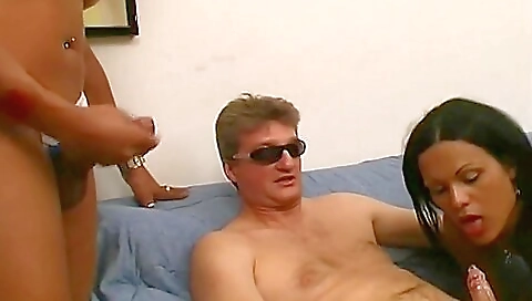 Horny young couples getting fucked in a black cock