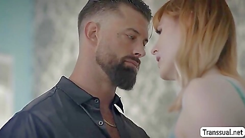 Big ass redhead milf tgirl lianna lawson in sexy lingerie