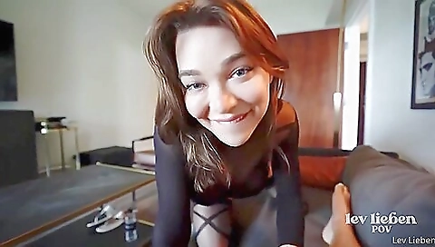 Brunette with big tits getting a big dick in her anus